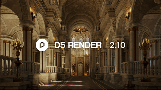 D5 Render 2.10 Realtime Path Tracing & More