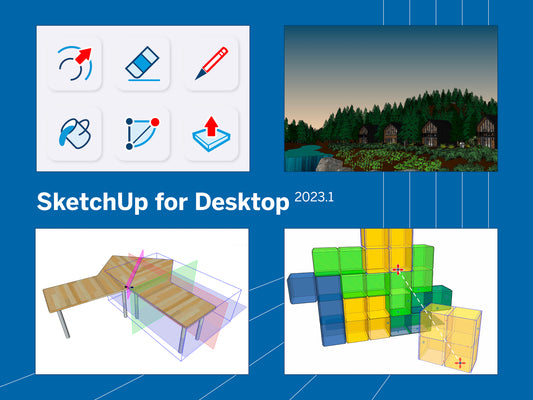 SketchUp 2023 makes modelling a ‘snap’ with UI updates and custom controls