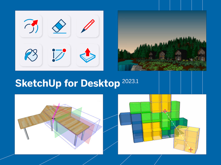 SketchUp 2023 makes modelling a ‘snap’ with UI updates and custom cont