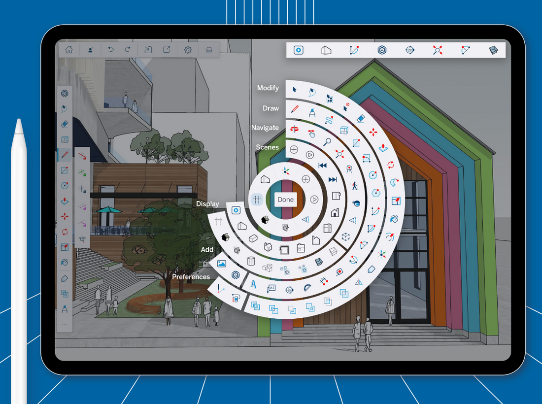 SketchUp for iPad updates bring more control, options and tools!